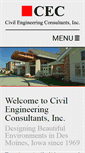 Mobile Screenshot of civilengineeringconsultantsinc.com
